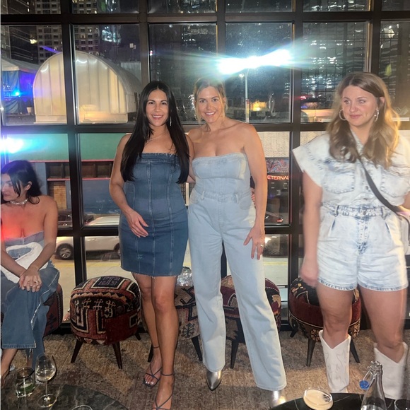 Denim Jean Jumpsuit - worn once! - Picture 2 of 2